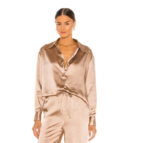 NWT SONG OF STYLE Chloe Top in Champagne, XXS - Picture 6 of 6